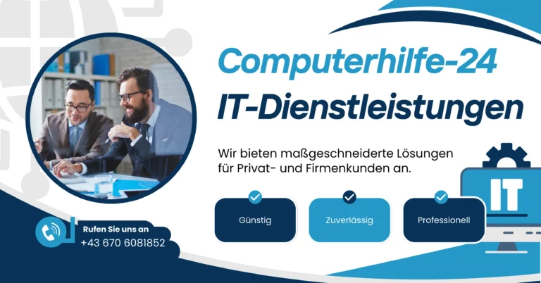 Zuverlässige Computerhilfe und Computerservice